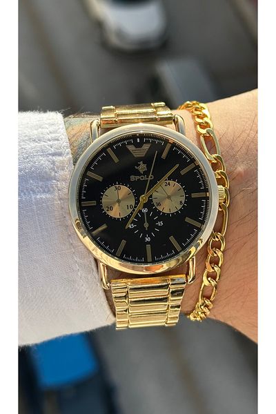 SPOLO Steel Men's Wristwatch