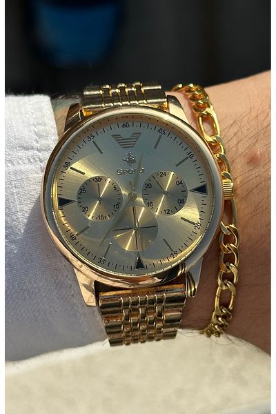 SPOLO Steel Men's Wristwatch