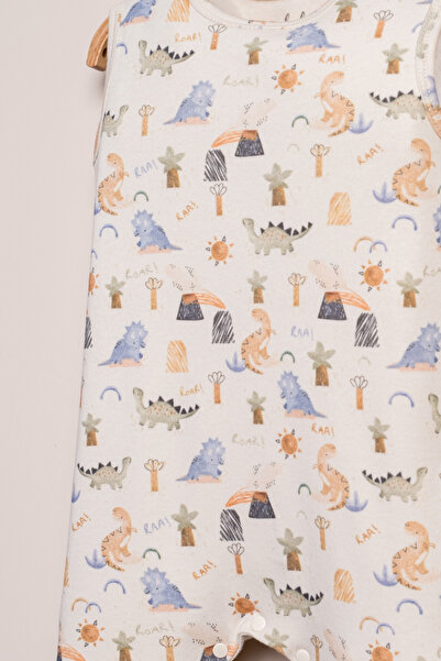 Baby Fou Baby Short Sleeve Barbatöz Jumpsuit