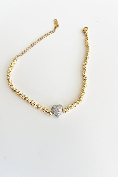 Pretty Steel Stone Dorica Bracelet