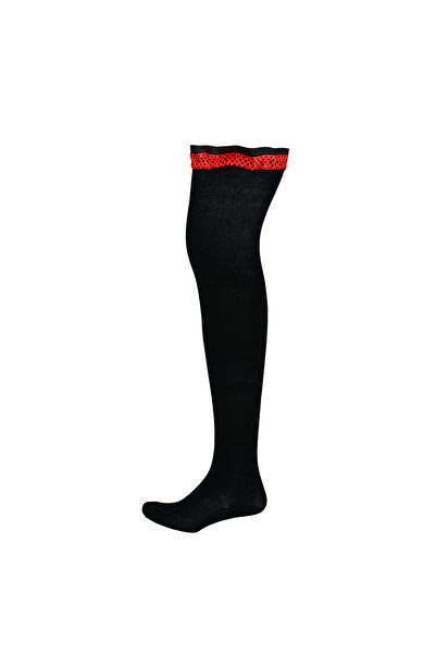 VALENCI Дамски дълги чорапи до коляното от памук, 1 чифт