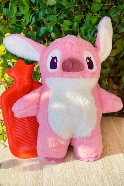 PoppyPlays New Lilo Stitch Hot Water Bag Plush - Warm Gift, Valentine's Day and New Year's Gift