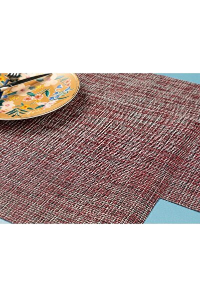 English Home Murano Pvc 3'lü Amerikan Servis 30x45 Cm Bordo