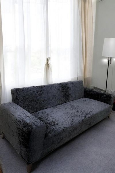 MADAME BELLA Velvet 3-Seater Seat Cover Stain Resistant Flexible Non-Fading Bright Velvet Seat Cover