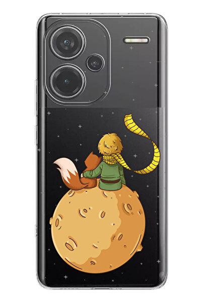 TechTree Redmi Note 13 PRO PLUS 5G Uyumlu Küçük Prens Gezegen Boa Tasarımlı Ş...