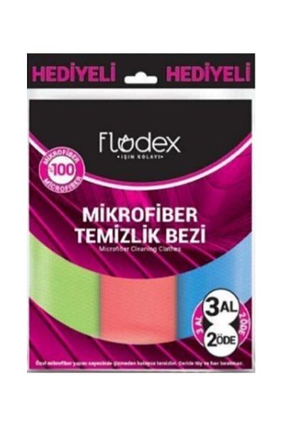 FLODEX Microfiber Glass Cloth Buy 3 Pay 2 Packed