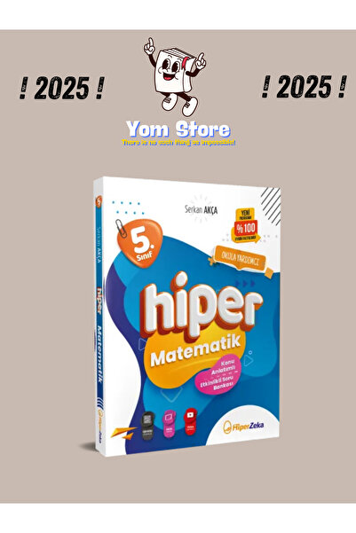 Hiper Zeka Yayınları 5. Sınıf Matematik Konu Anlatımlı & Etkinlikli Soru Bank...