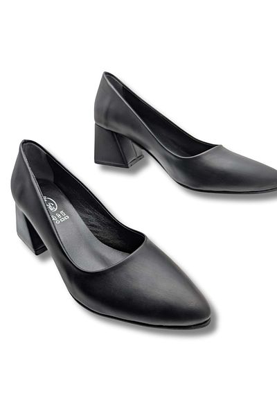 ÇİĞDEM KUNDURA Suavina |   Women's Block Heeled Classic Shoes