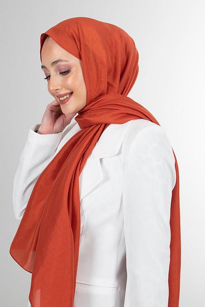HAREM SCARF ΑΝΤΙΤΥΠΟ - Brisa Voile Dark Smoked Μονόχρωμο Σάλι-1197-377-KVS0292
