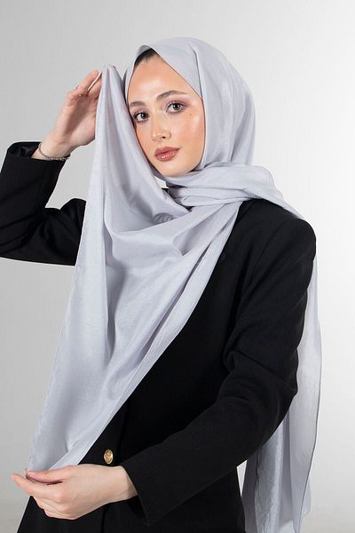 HAREM SCARF ΑΝΤΙΤΥΠΟ - Brisa Voile Dark Smoked Μονόχρωμο Σάλι-1197-377-KVS0292