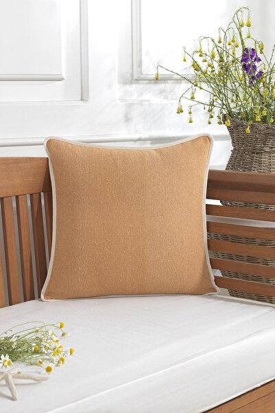 ÖDEL HOME Ödel Buldan وسادة مسطحة Pr102 خردل 40x40 سم