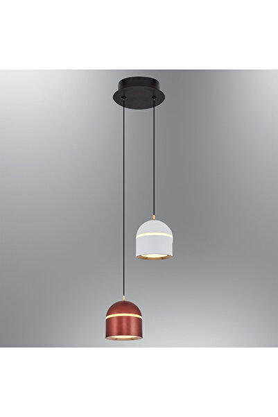 Özcan Aydınlatma Özcan Aydınlatma 2808-2A-0104 Domm 2'li Mix Sarkıt Beyaz-