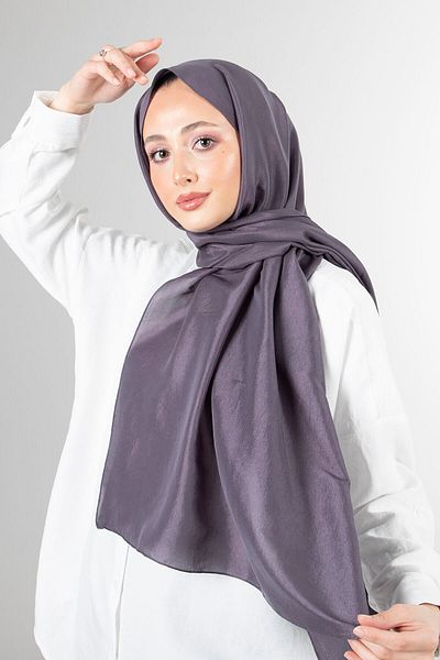 HAREM SCARF ΑΝΤΙΤΥΠΟ - Brisa Voile Dark Smoked Μονόχρωμο Σάλι-1197-377-KVS0292