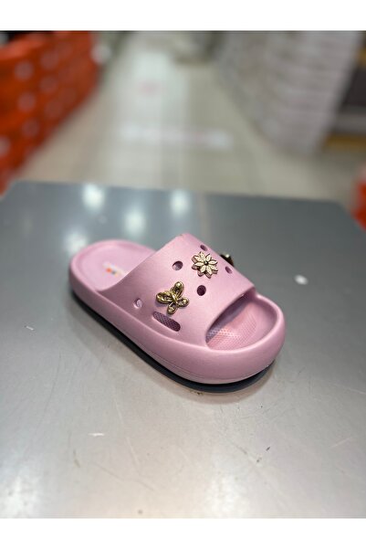 Akınal Bella Κοριτσίστικες πέτρινες παντόφλες ανοιχτή μπροστά