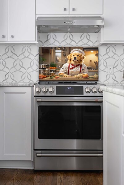 Hagen Ocak Arkası Cam Tablo Cam Tablo Mutfak Duvar Tablosu Seti Ankastre Arkası Koruyucu Tablo Gösterişli