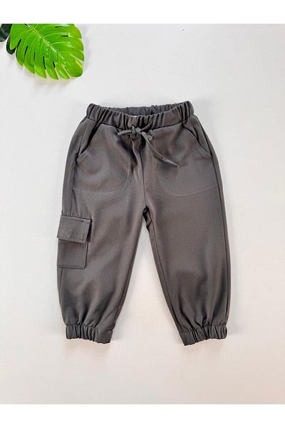 EFU BABY Boy's Trousers with Cargo Pockets and Adjustable Waist Elastic