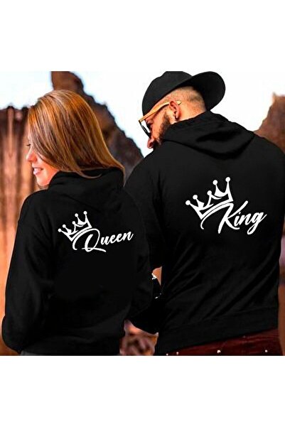 Tarzsokak Kralj i kraljica dukserica 2 crna