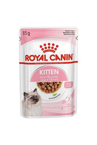 Royal Canin Pouch Kitten Gravy Kitten Canned 85 g