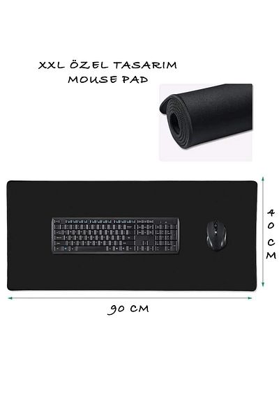 obrigado Неплъзгаща се подложка за мишка с шевове по краищата 90x40 cm XXL Mousepad