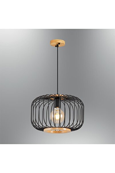 Özcan Aydınlatma Özcan Aydınlatma Mat Siyah Küçük Sarkıt Avize 3225-1