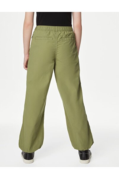 Marks & Spencer Saf Pamuklu Paraşüt Pantolon (6-16 Yaş)