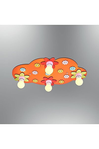 Özcan Aydınlatma Özcan Aydınlatma 4802-5 Çiçek Kırmızı Armatür Çocuk Odası