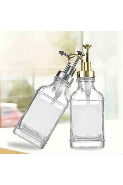 Skygo Glass Liquid Soap Dispenser Lotion Dispenser Chrome