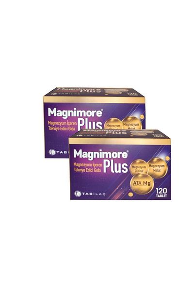 Magnimore Plus 120 Tablets - 2 Pack