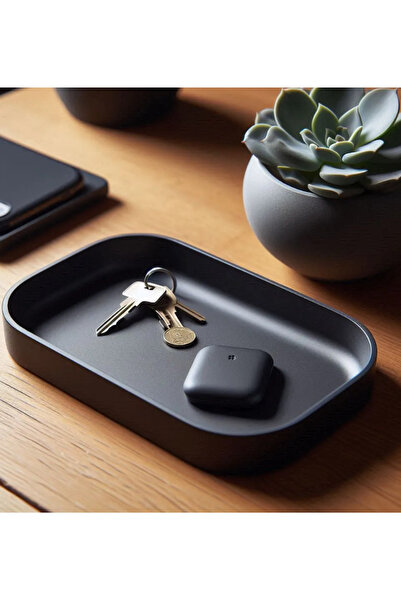 3DAKSESUAR Modern Dikdörtgen Anahtar Tepsisi