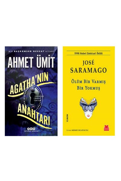 Yapı Kredi Yayınları Agatha’nın Anahtarı - Ahmet Ümit Ölüm Bir Varmış Bir Yok...