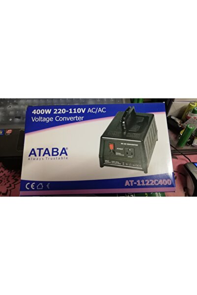 Ataba AT-1122C400 VOLTAJ ÇEVİRİCİ 1122C400 VOLTAJ DÜŞÜRÜCÜ 220 VOLTDAN 110 VO...