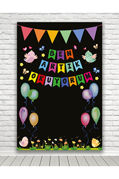 heptex Ben Artık Okuyorum Hatıra Fotoğraf Panosu Branda 150x200