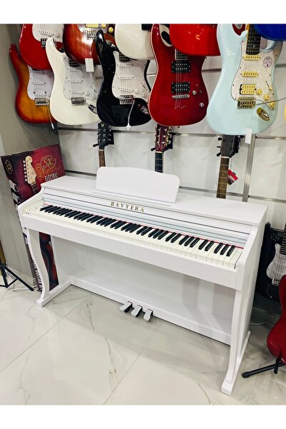 GMC MUSIC STORE Bavyera SP064-WH Hammer Actionlu Beyaz Dijital Piyano ( Tabur...
