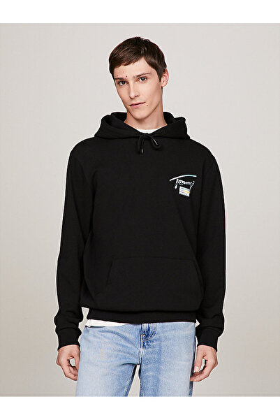 Tommy Hilfiger TOMMY JEANS ERKEK REGULAR FİT METALLIC DNA HOOD EXT