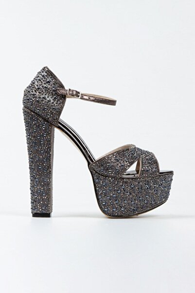 DARUGA حذاء نسائي بكعب عالٍ ومقدمة مفتوحة ومطرز باللؤلؤ، حذاء سهرة أنيق للغاية