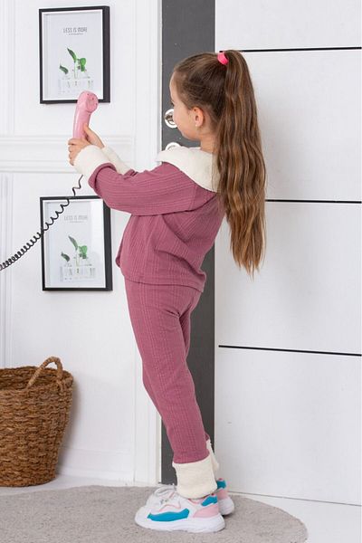tunays shopping Collar Detailed Girl's Suit