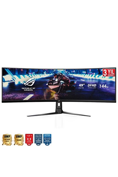ASUS Rog Strix 49" Xg49vq 144hz 4ms Hdmı Dp Hdr10 Freesync Curved Va Dfhd Gaming Monitör
