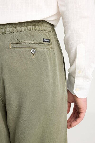 WRANGLER Regular Fit Normal Kesim Normal Bel Düz Paça Erkek Camel Rengi Bağcıklı Chino Pantolon