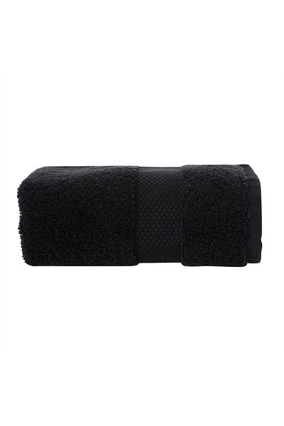 Mudo Home Black Hand Towel - 30x50 Cm Classy Model