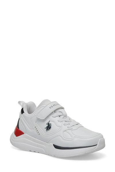 U.S. Polo Assn. حذاء رياضي للأولاد باللون الأبيض 101885006   4W Inter Jr 4pr