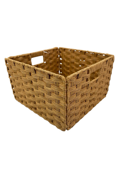 Bliss Örme Plastik Katlanır Sepet 33,5cm Banyo ve Mutfak Düzenleyici Organize...