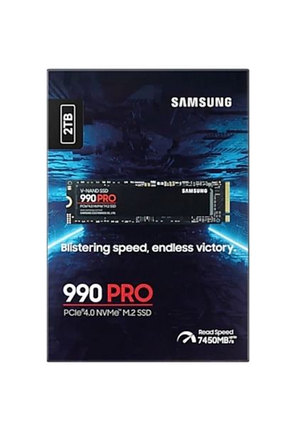 Samsung 2tb 990 Pro Mz-v9p2t0bw 7450- 6900mb/s M2 PCIE NVMe Gen4 Ssd