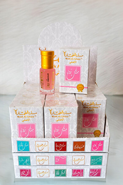 MUSK AL TAHARA ROSE misk alkolsüz 12 adet (6ml) Original ROSE Musk Alcohol- f...