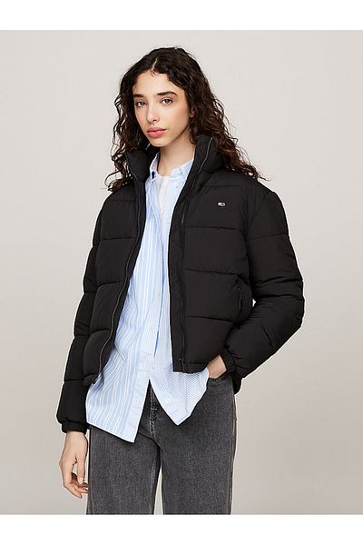 Tommy Hilfiger Dámsky nafukovací vonkajší kabát Tjw Essential Black