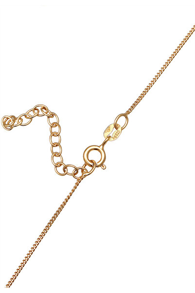 ELLI Náhrdelník Detský včelí prívesok s medom so smaltom v 925 mincovom striebre pozlátený