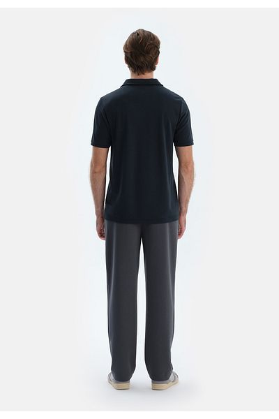 Dagi Geräucherte Modalhose mit geradem Bein und Taschen