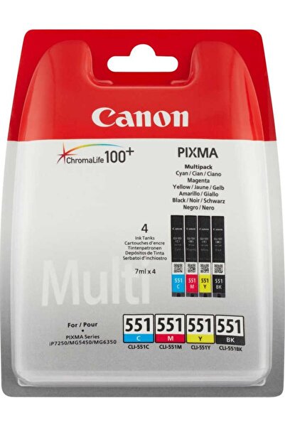 Canon CLI-551/6509B009 Orijinal Kartuş Avantaj Paketi