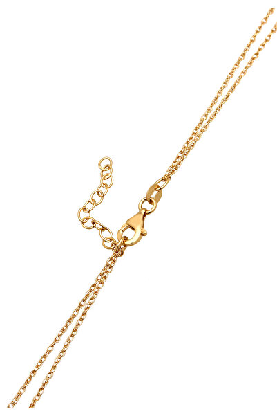 ELLI Náhrdelník Náhrdelník Vrstva Dámský Kříž Přívěsek Kroucený Řetízek Zirkon Diamantový Brus Bílý 925 S