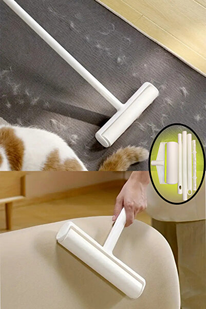 BYENS XL размер ролка за премахване на косми - ролка за премахване на косми от котки, кучета и прах, лепило и дръжка