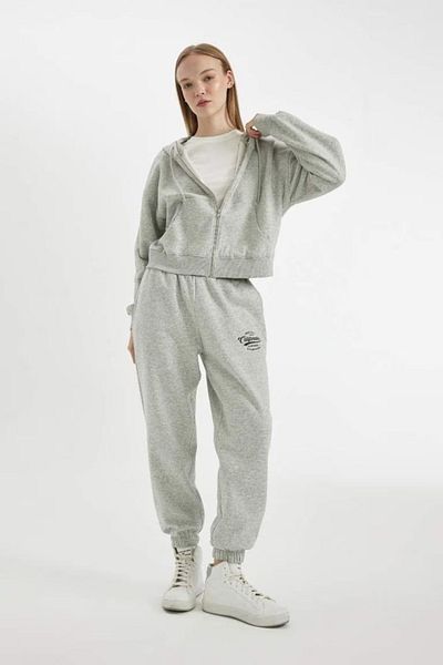 DeFacto Bedruckte Jogginghose – Basic 25k801t01063 mit elastischem Bund und Taschen